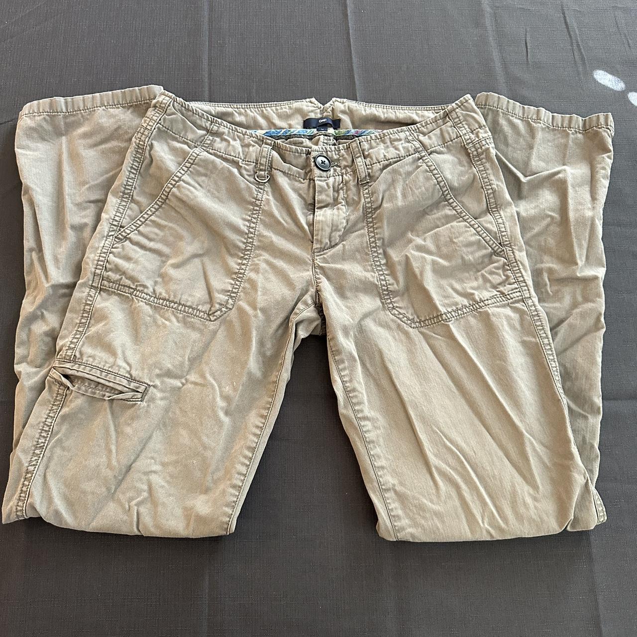 size 2 gap olive cargo pants Depop