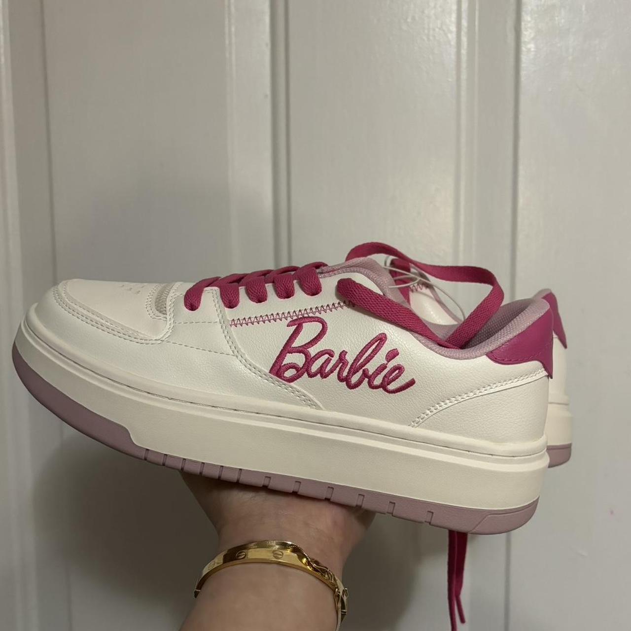 新品☆ZARA ザラ スニーカー pink バービー Barbie ZARA Barbie コラボ キッズ スニーカー ピンク 32 20 5㎝｜Yahoo