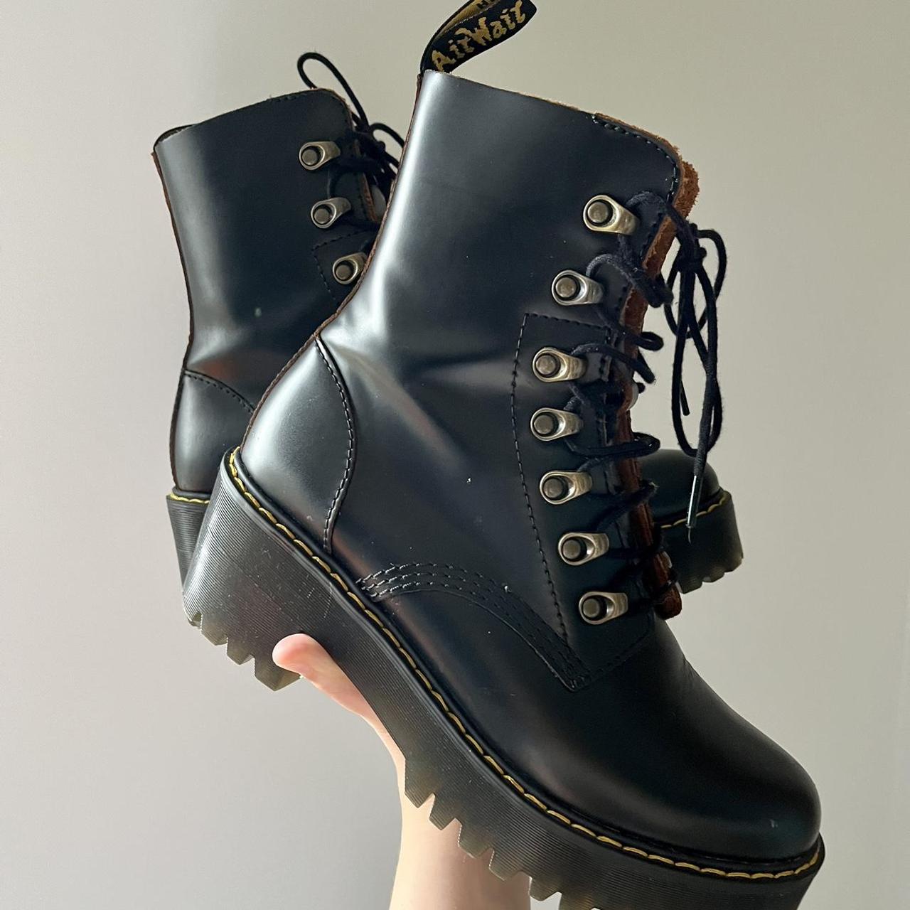 Dr Martens. Leona boots in size 5 in great. Depop