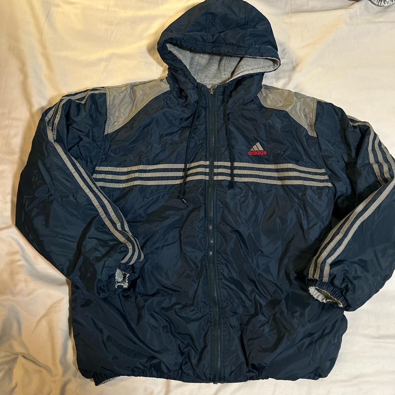 Vintage Reversible Adidas Jacket / Sweatshirt ... - Depop