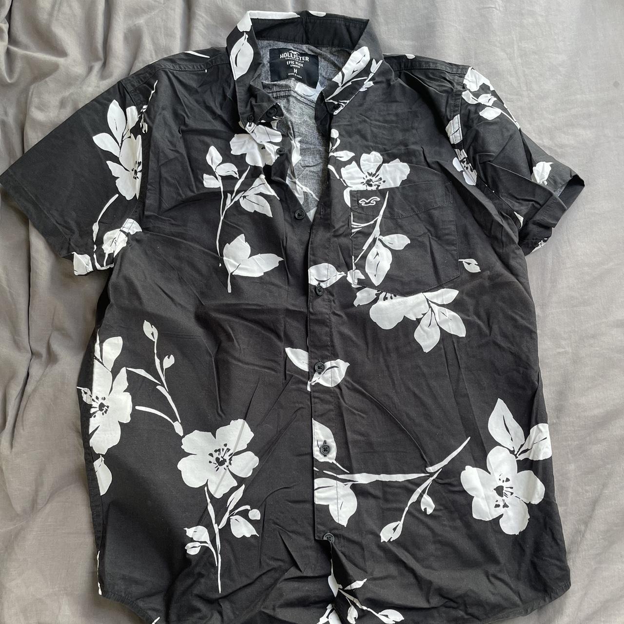 Floral Shirt Hollister Mens Shirts Uk Button Up Hollister Boxy