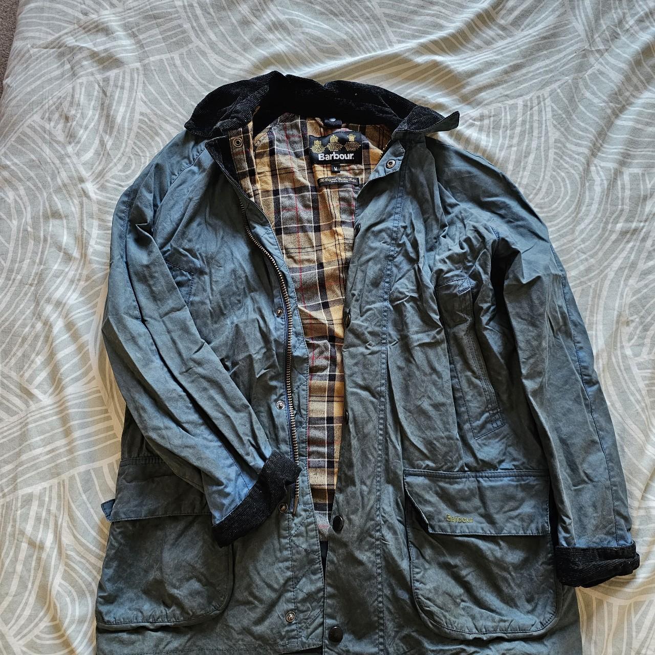Barbour Wax Jacket Navy wax jacket, bought from... - Depop