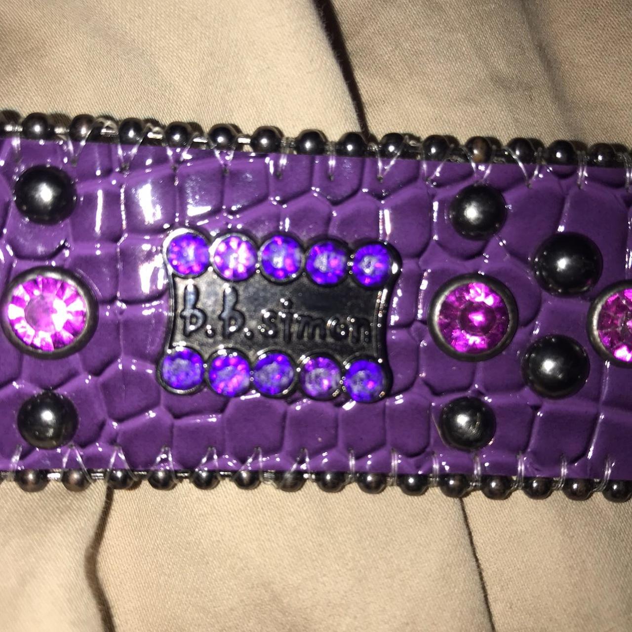 Purple bb belt around size 30. Passes depop... Depop