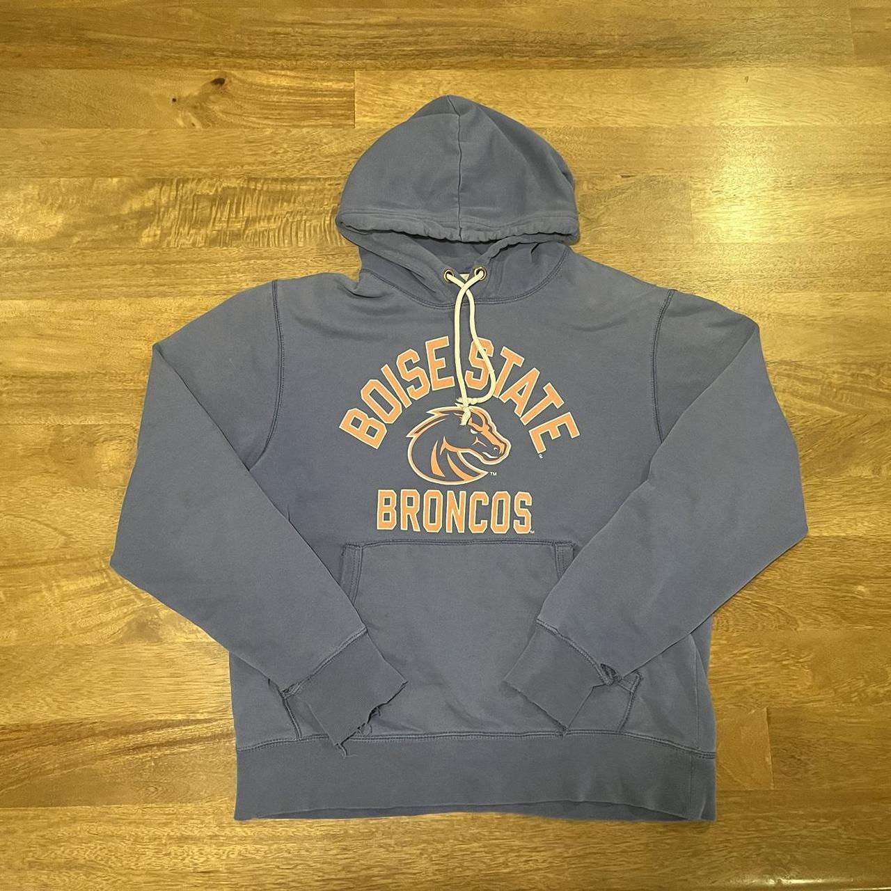 Vintage Boise state hoodie size large men’s - Depop