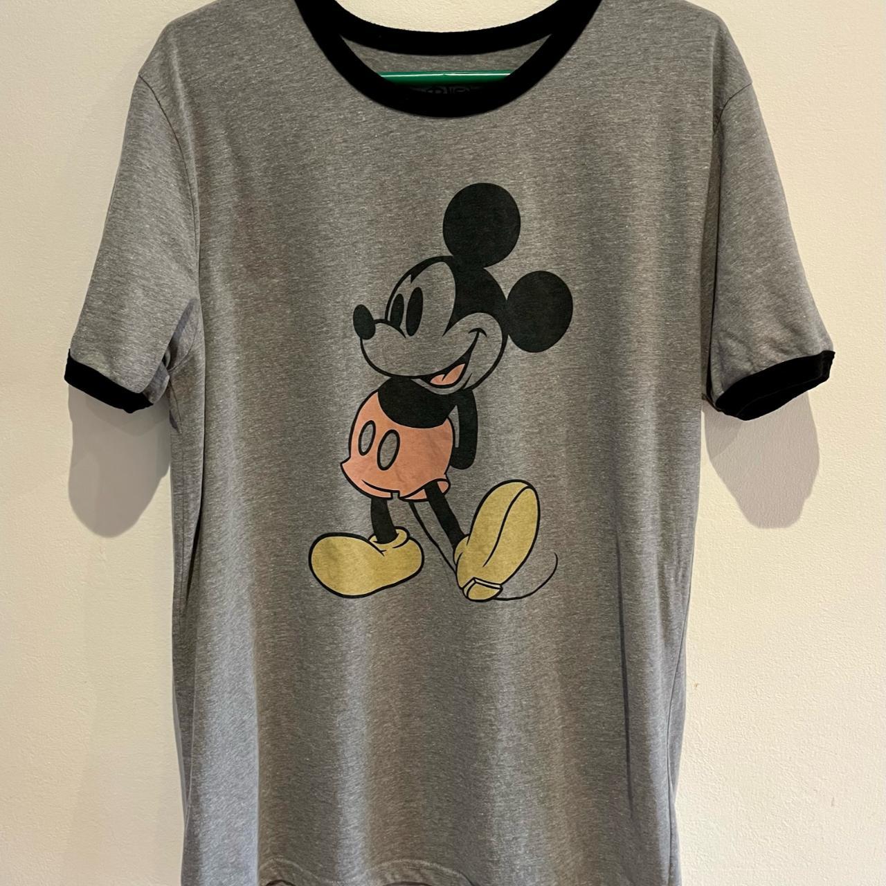 XL Grey Mickey Mouse T-Shirt in good... - Depop