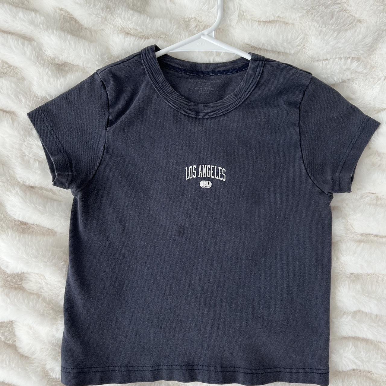 navy brandy melville Los Angeles t-shirt one size - Depop