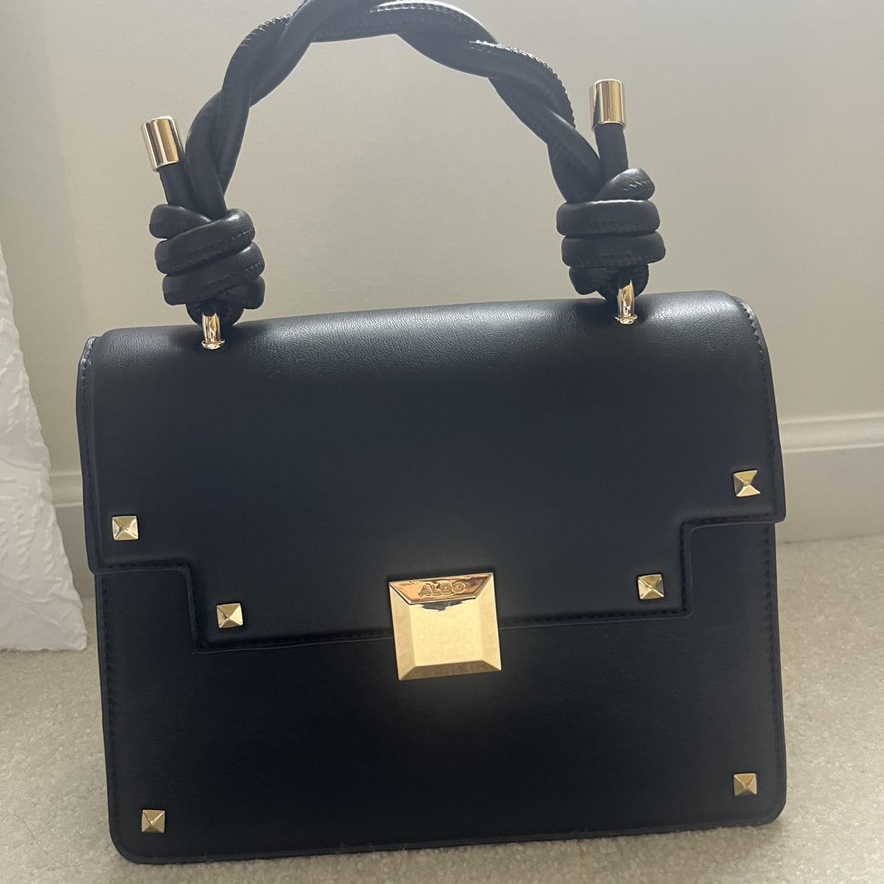 Aldo black and gold purse online