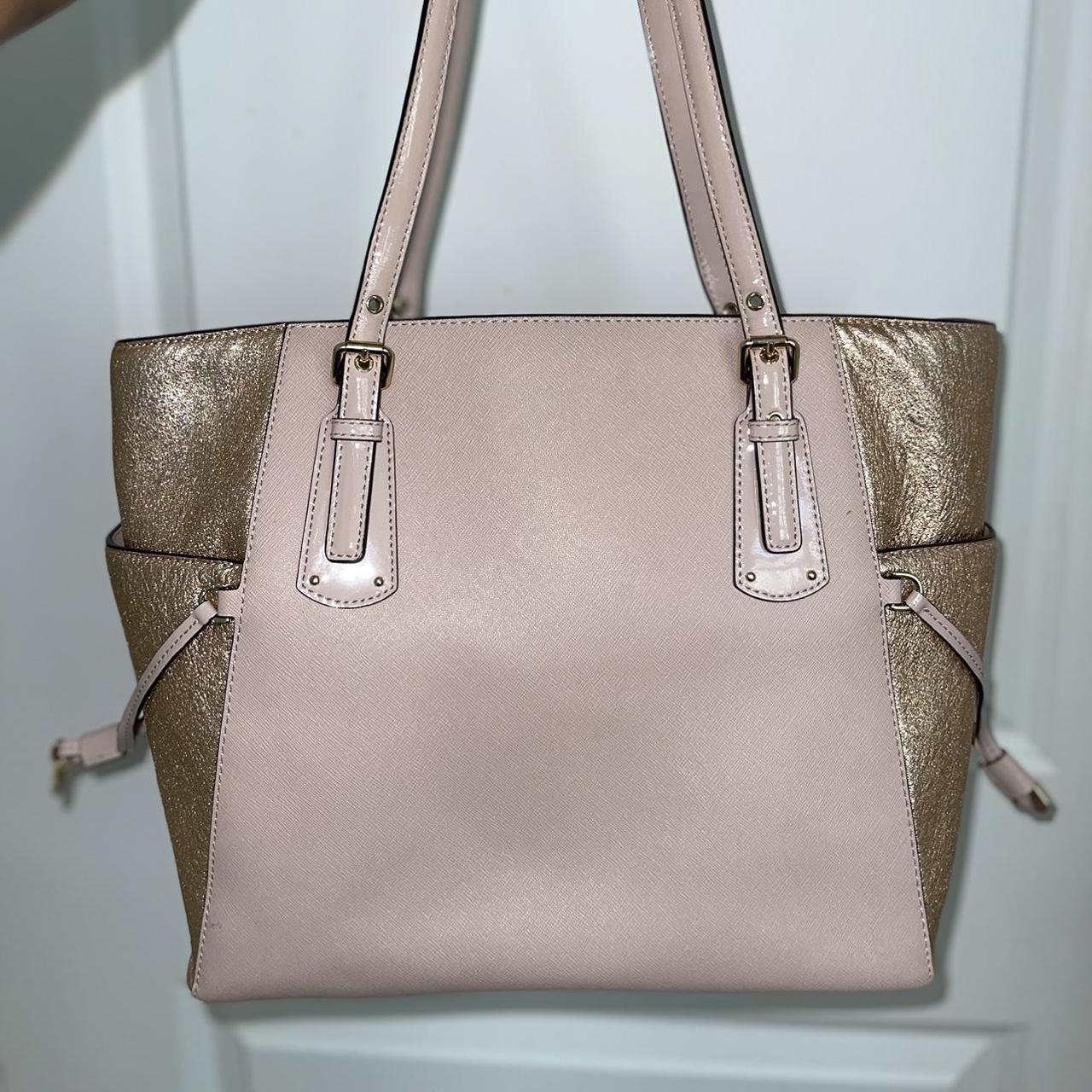 Used Rose Gold Michael Kors Bag Depop