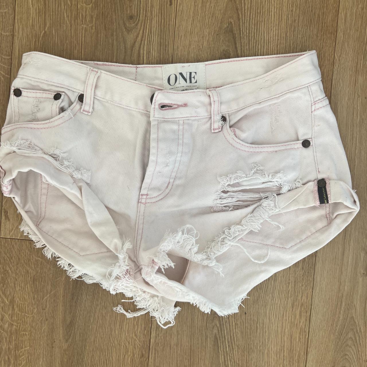 One Teaspoon Denim Shorts - Bandits - Depop