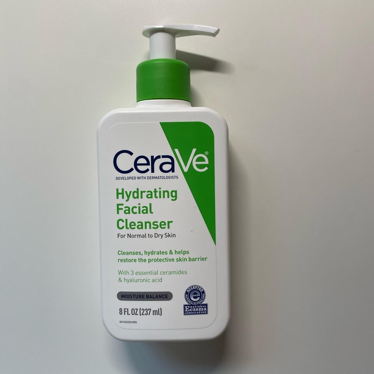 CeraVe hydrating facial cleanser for normal to dry... - Depop