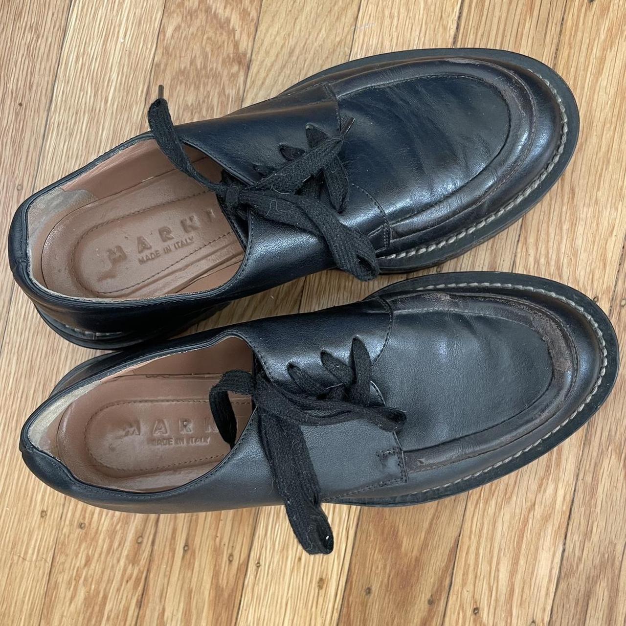 Marni leather oxfords. These are beautiful shoes... - Depop