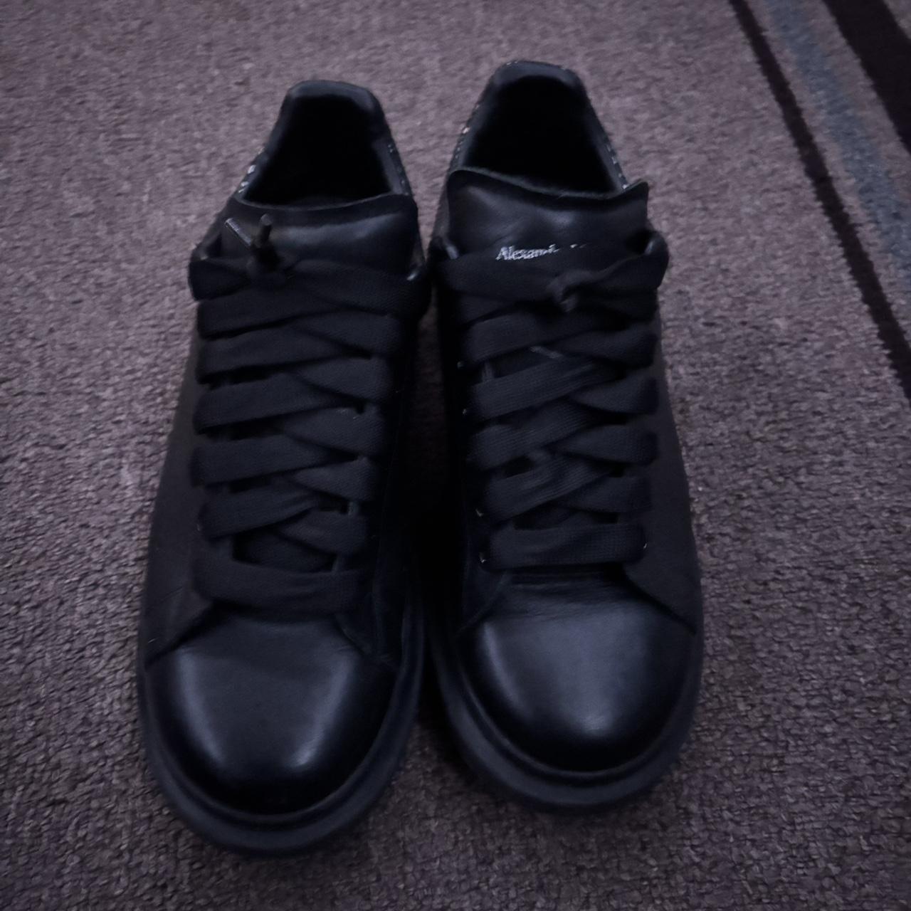 alexander mcqueen snakeskin black
