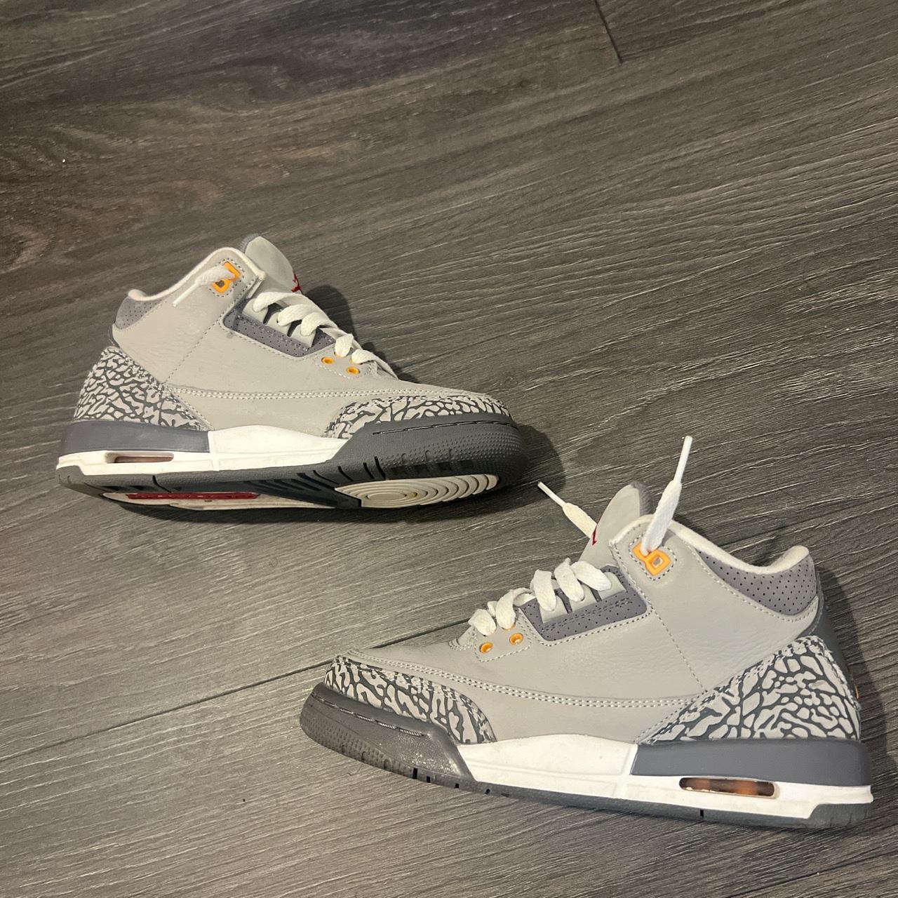 Jordans V IV III grey colour with reflective print. - Depop