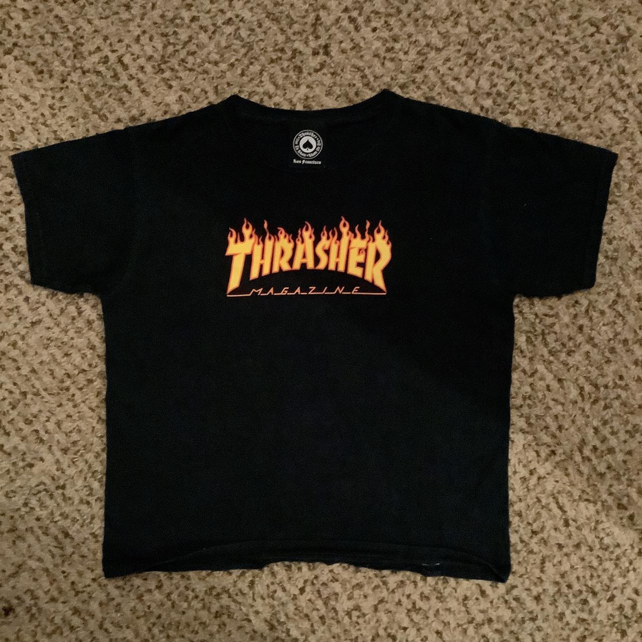 Thrasher tee small - Depop