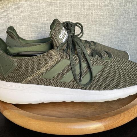 Adidas cloudfoam racer sales mens trainers olive