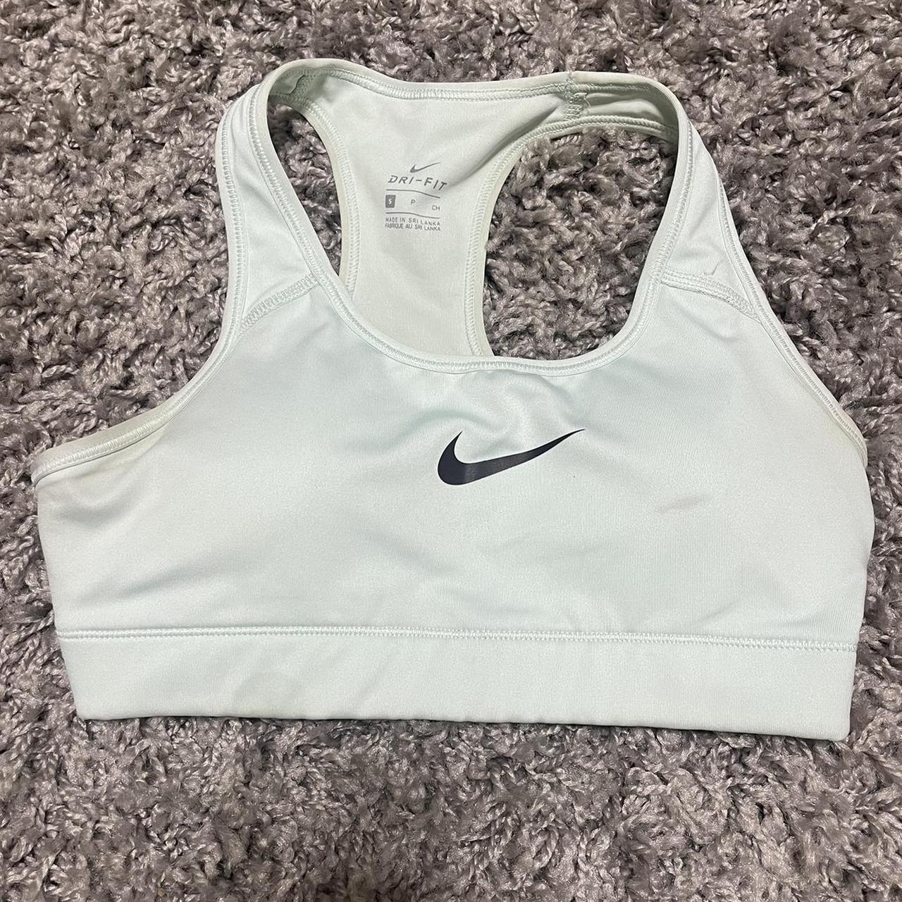 Baby blue Nike sports bra Has some stains shown in... - Depop