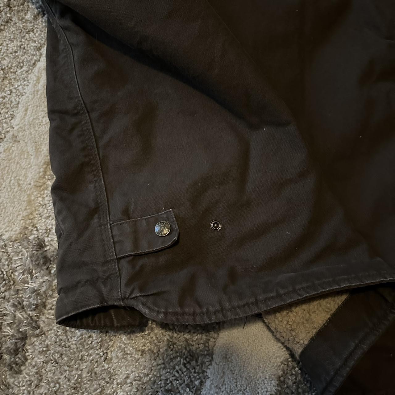Berne carhartt style jacket. Brown with Sherpa... Depop