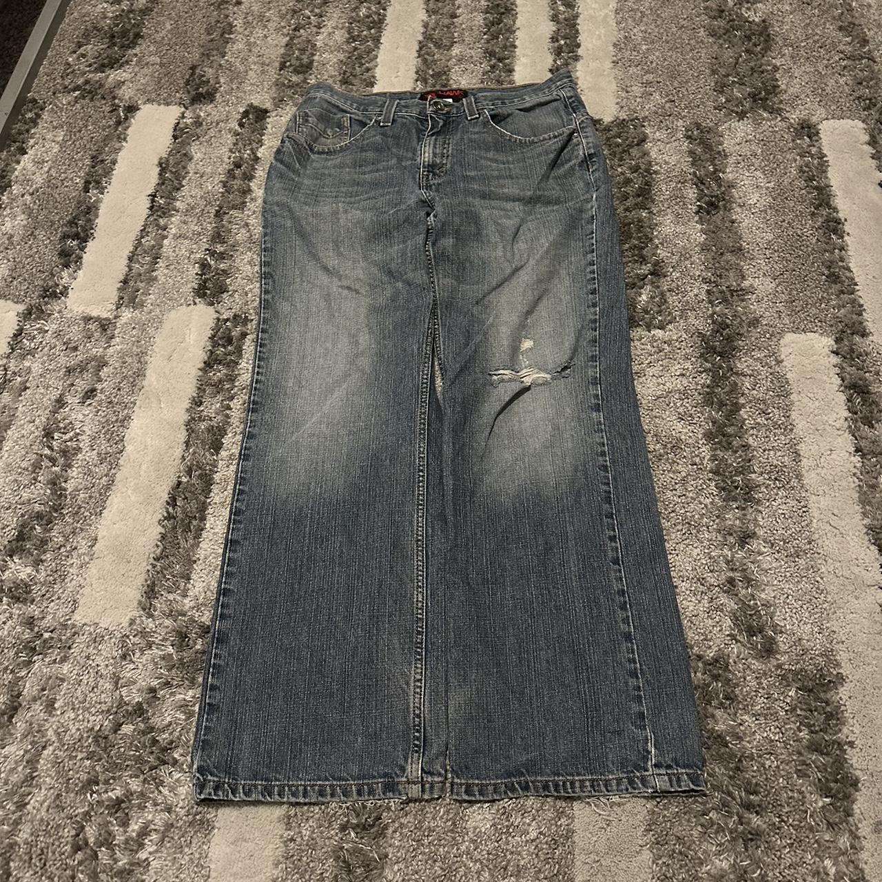 Y2k Tony hawk jeans. Size 32x30. Holes/ distressing.... Depop