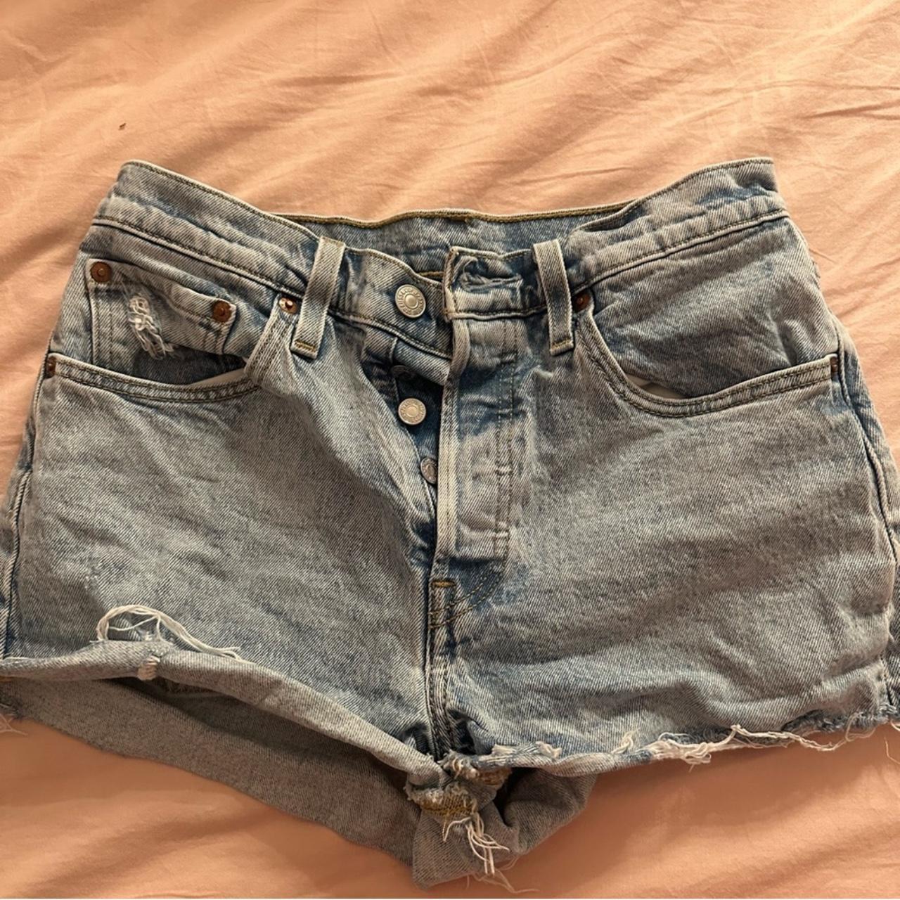 Size 26 denim shorts online