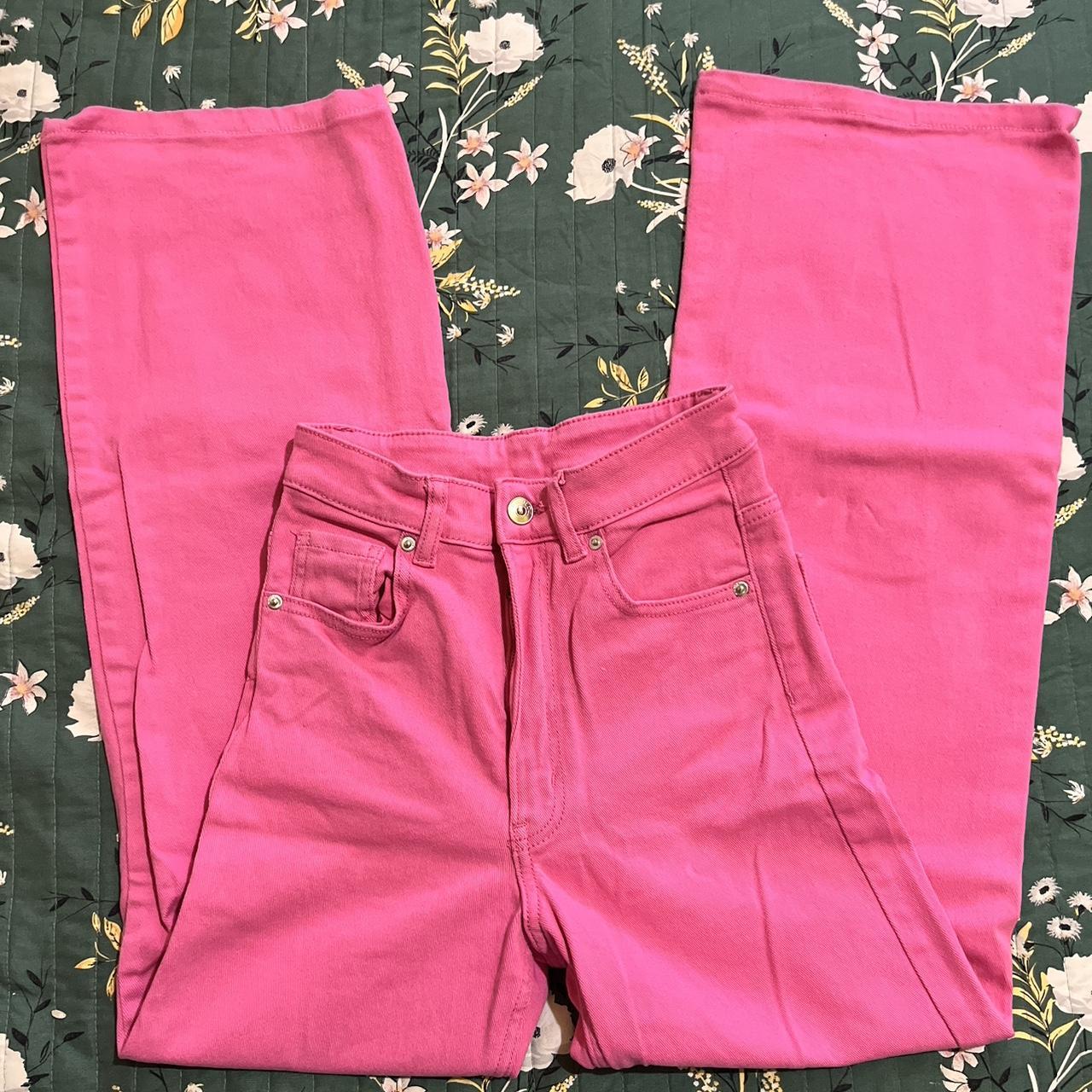 pink jeans h&m