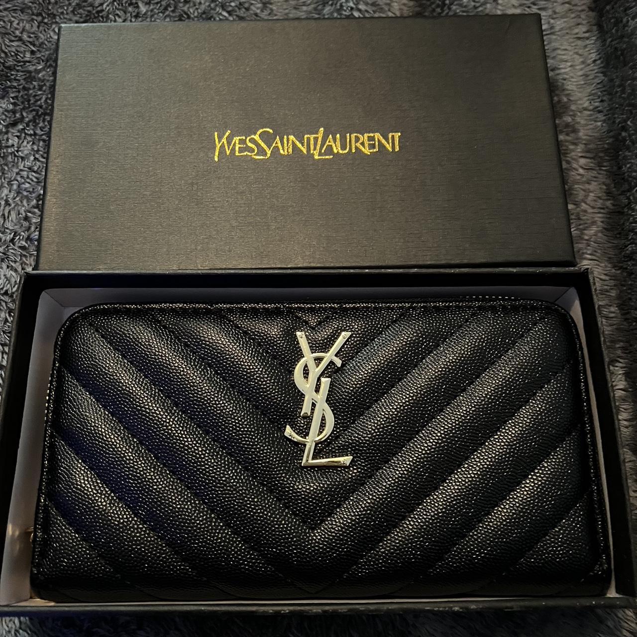 Saint Laurent YSL wallet, used a few times but... - Depop