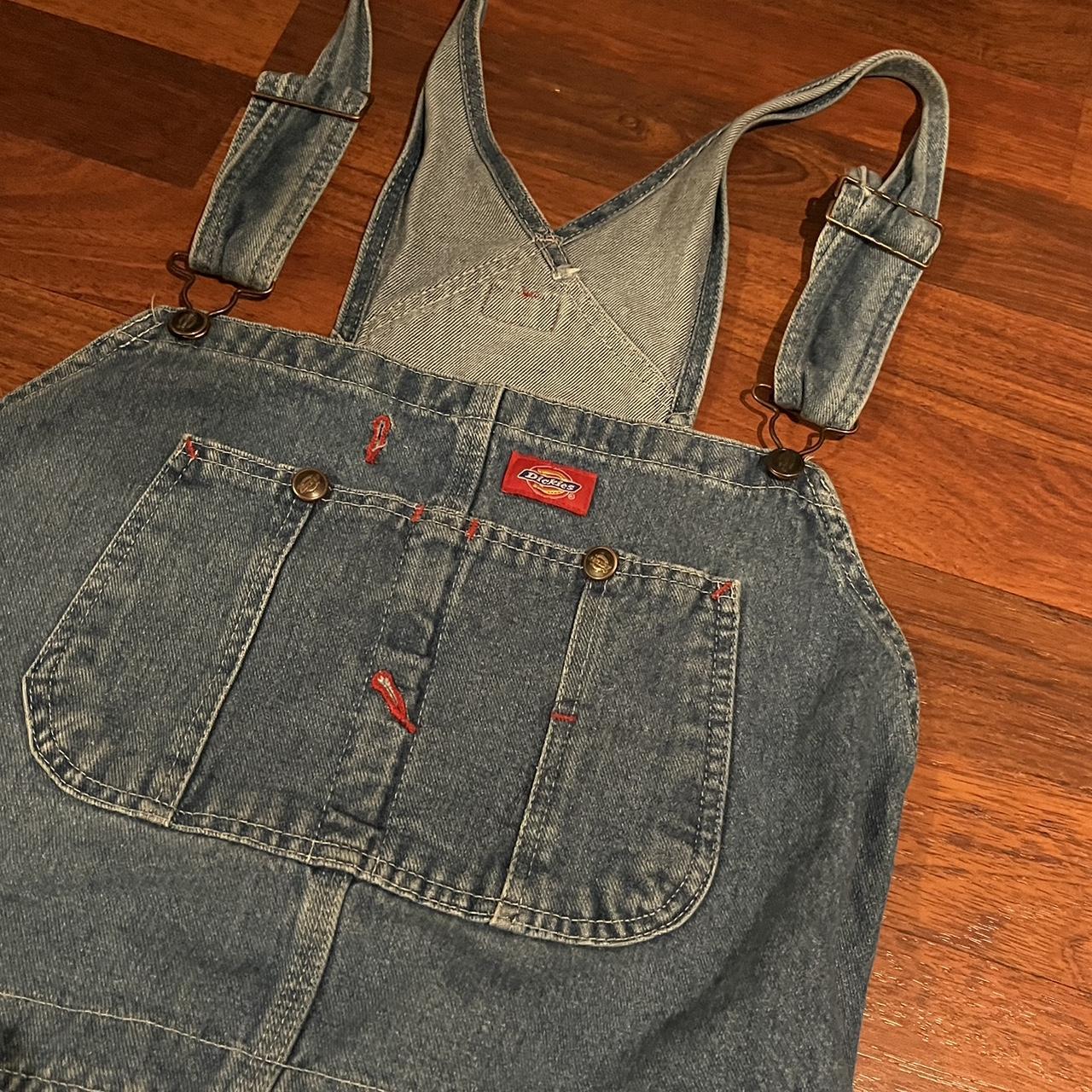 Blue dickies overalls 48x32 Depop