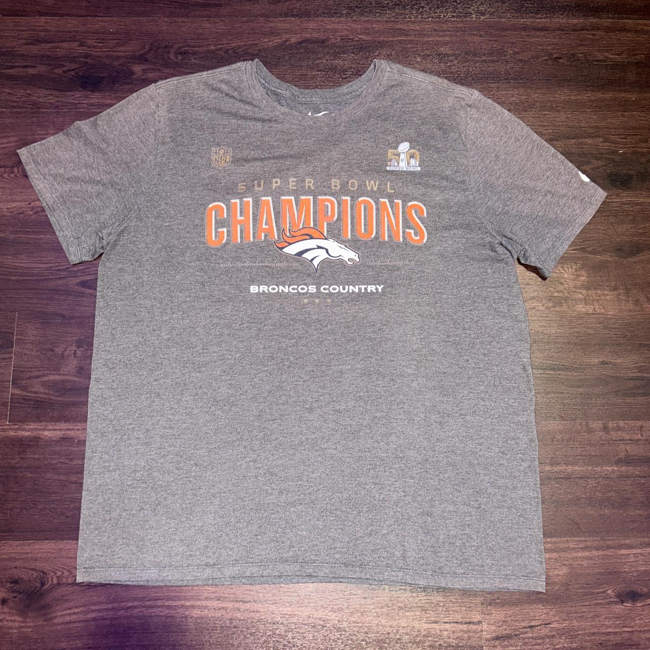 Broncos super bowl 50 fashion champions shirt