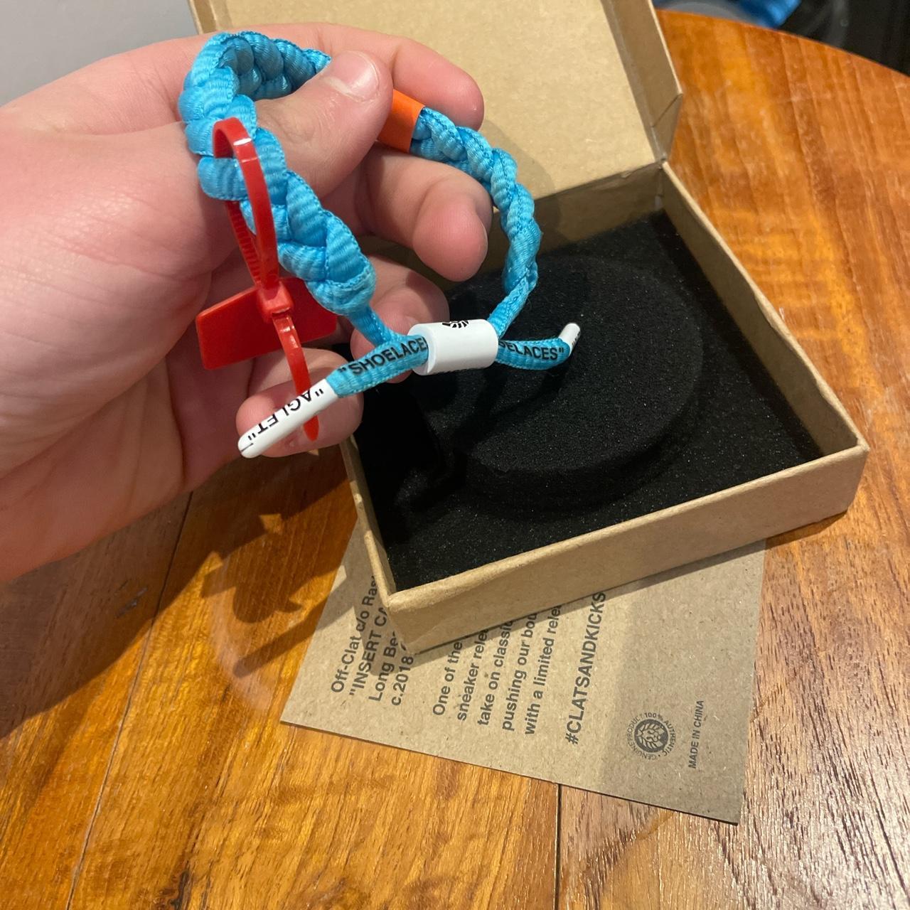 Off white c o Rastaclat bracelet blue Open to offers Depop