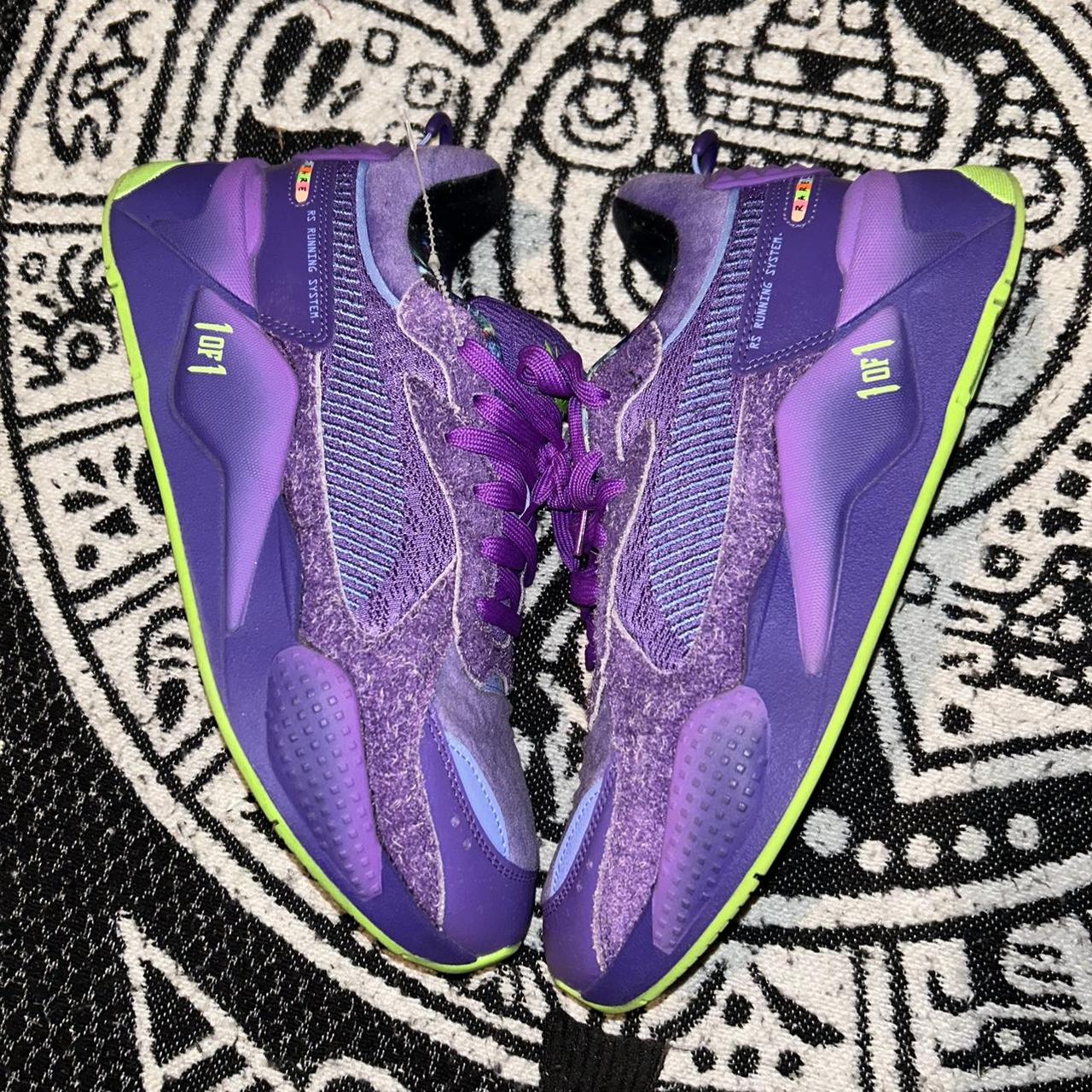 Puma purple clearance and green