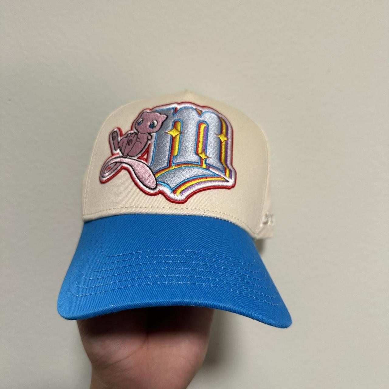 Mew x Minnesota Twins MLB Pokémon blue and cream
