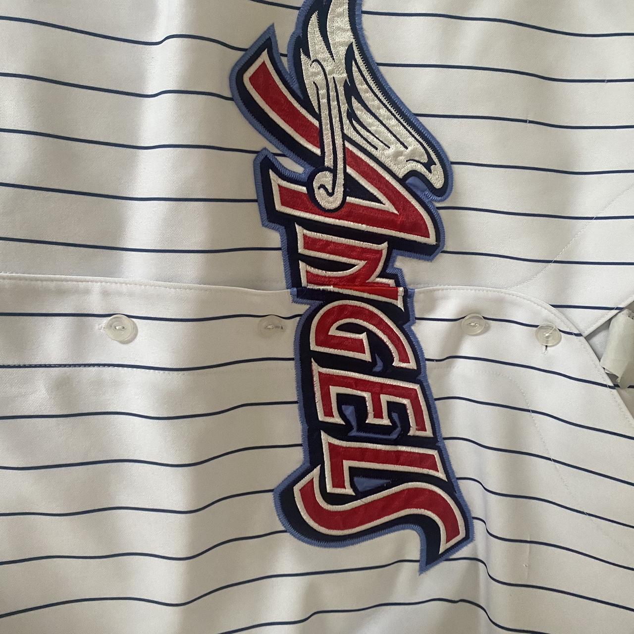 Vintage orders Anaheim Angels Disney jersey XL pin stripe