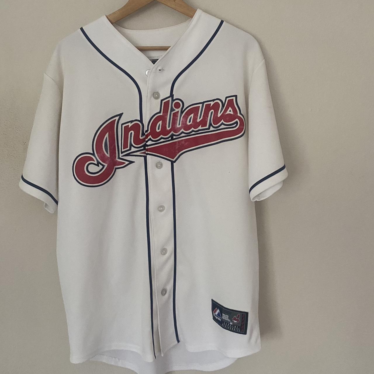 Cleveland Indians Baseball Jersey Majestic M There | Depop