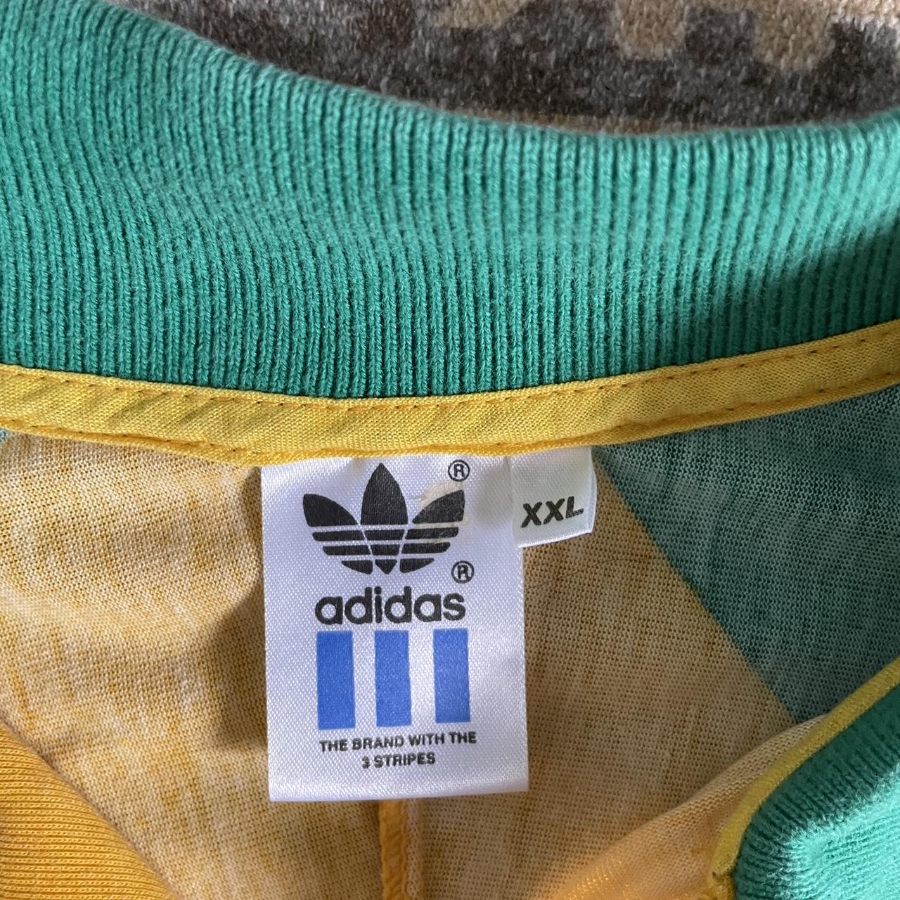 90s Knockoff Adidas South Africa Soccer Cotton Polo... - Depop