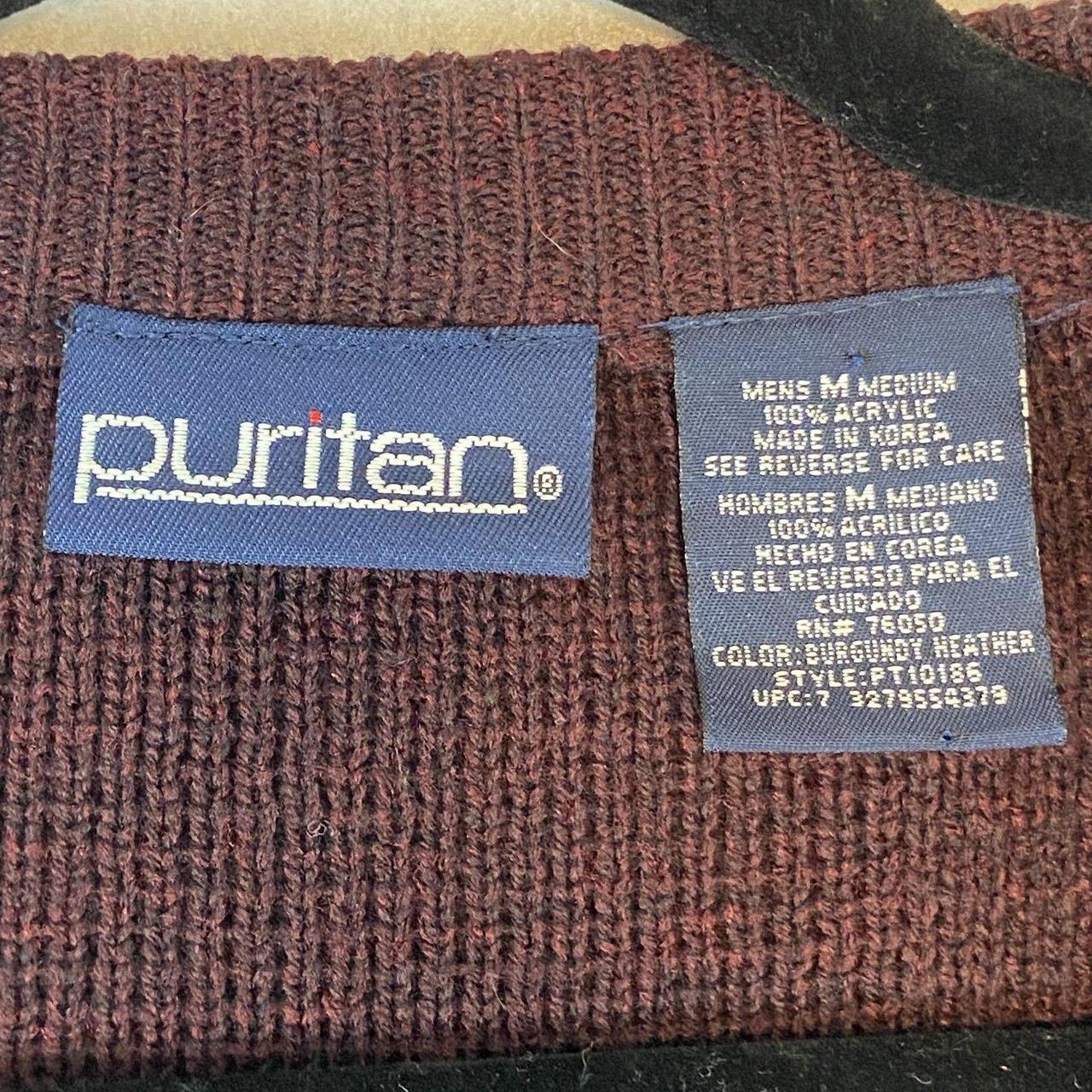 Source Unknown Men's Cardigan - Red - M – VTG Pur… - image 4