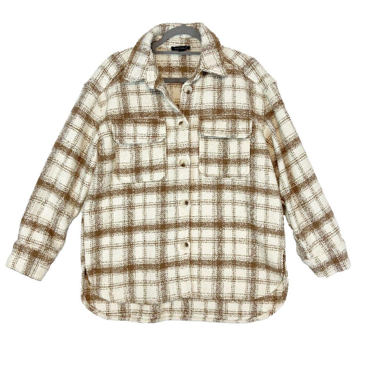 Source Unknown Women's Shacket Jacket - Tan/Tan -… - image 1