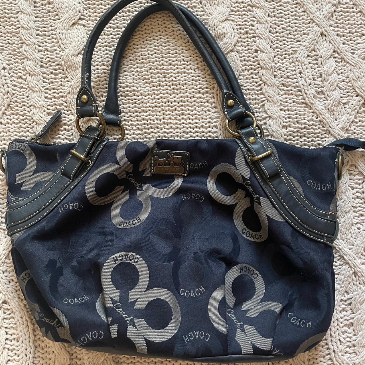 Coach Poppy Navy Blue Crossbody Bag | eBay