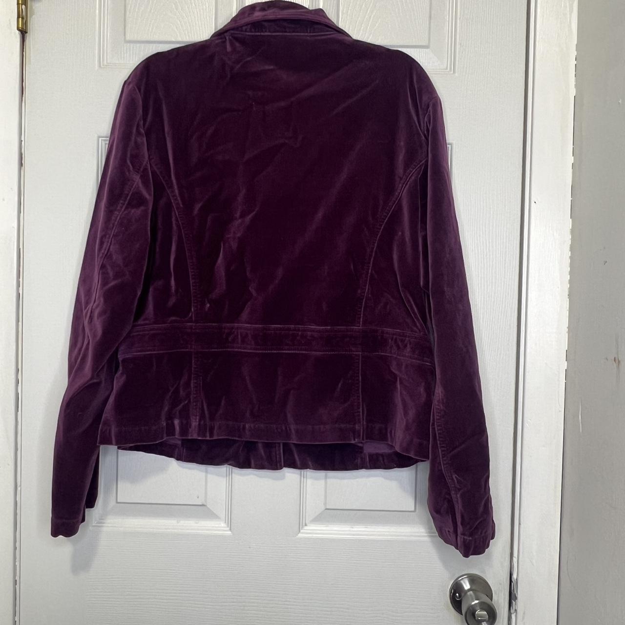 Source Unknown Women's Corduroy Jacket - Purple -… - image 2