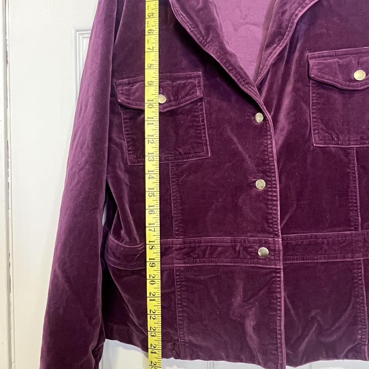Source Unknown Women's Corduroy Jacket - Purple -… - image 4