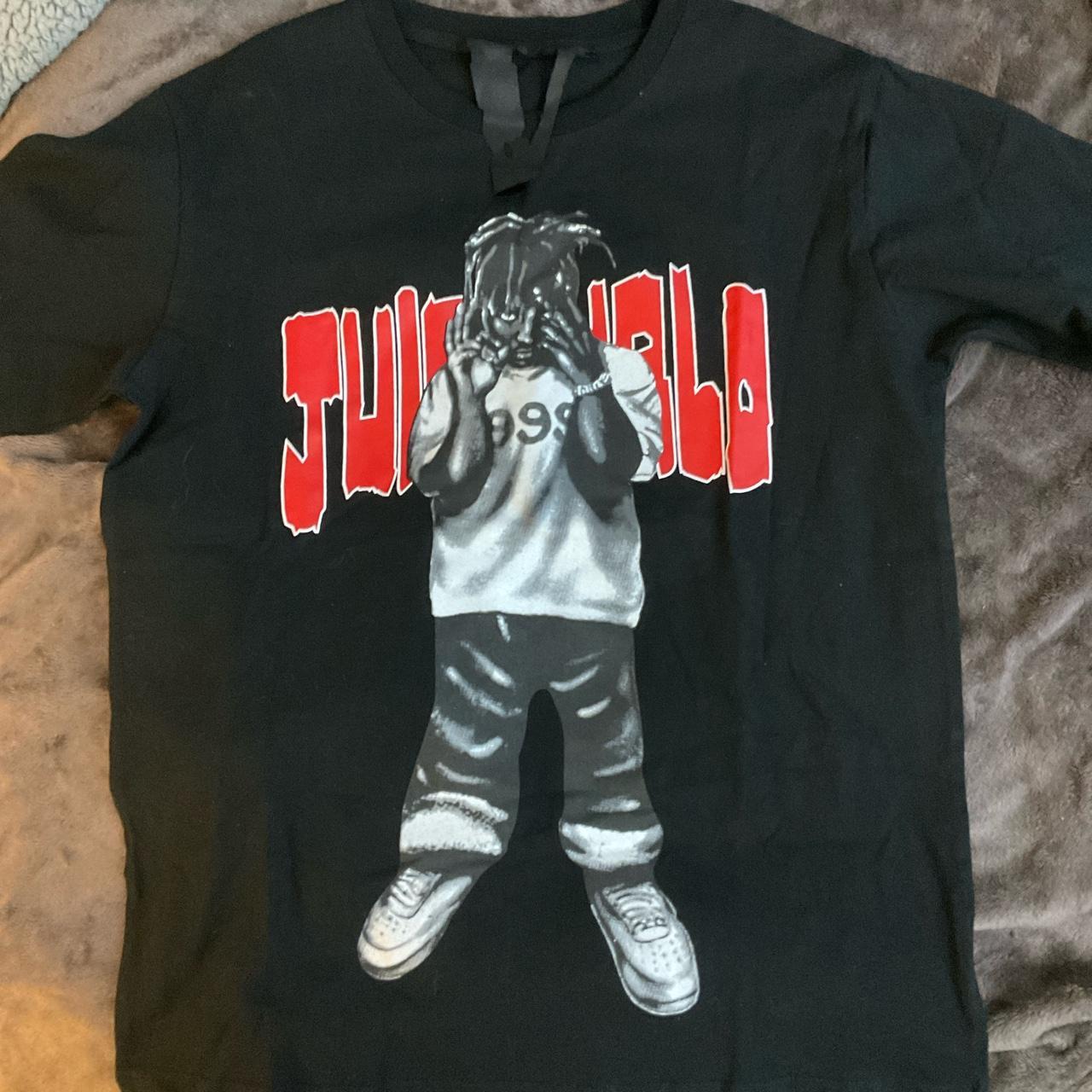 Vlone x juice wrld shirt size L fits best M L Never Depop