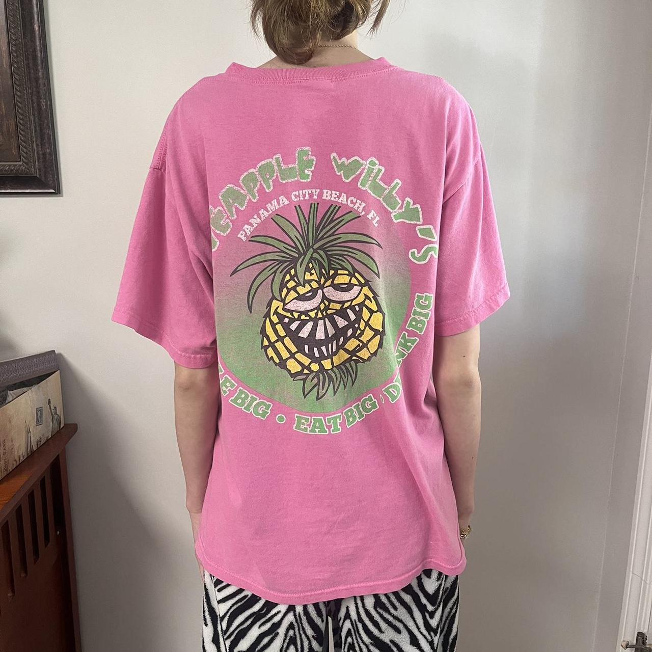 pineapple willy’s pcb tshirt size M slight black... - Depop