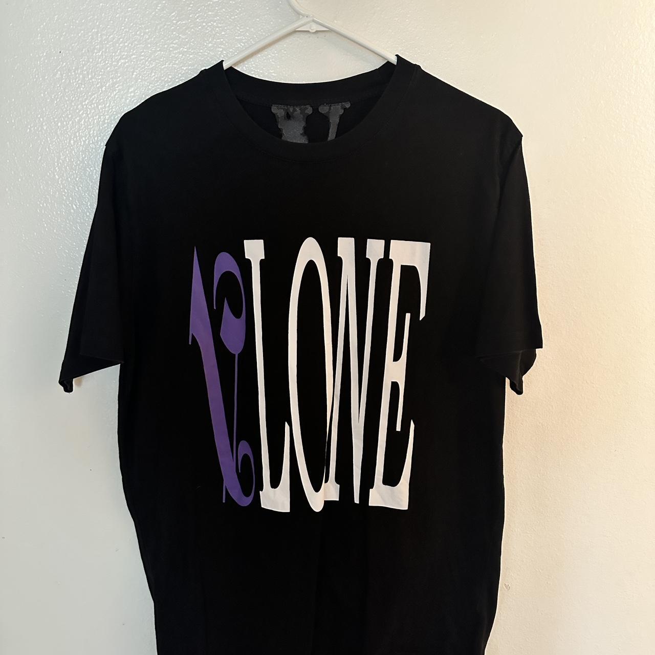 Vlone Vlone x Palm Angels T-shirt Black/Purple