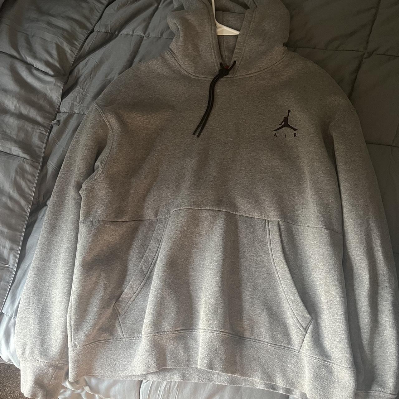 mens grey jordan hoodie