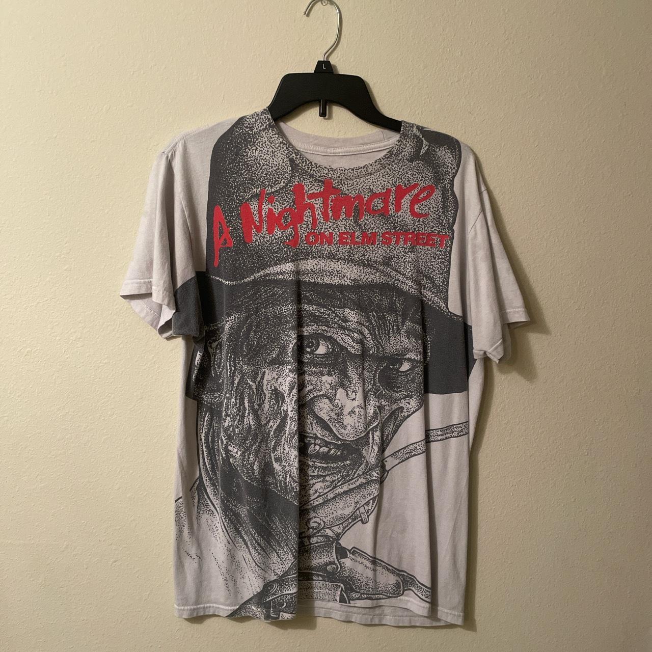 Vintage Nightmare On Elm Steet T shirt •Size... - Depop