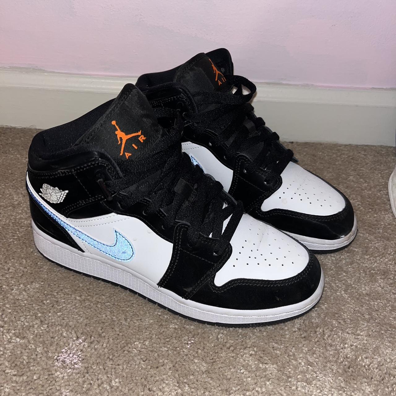 Air Jordan 1 Mid GS White Racer Blue Black 2024 6Y