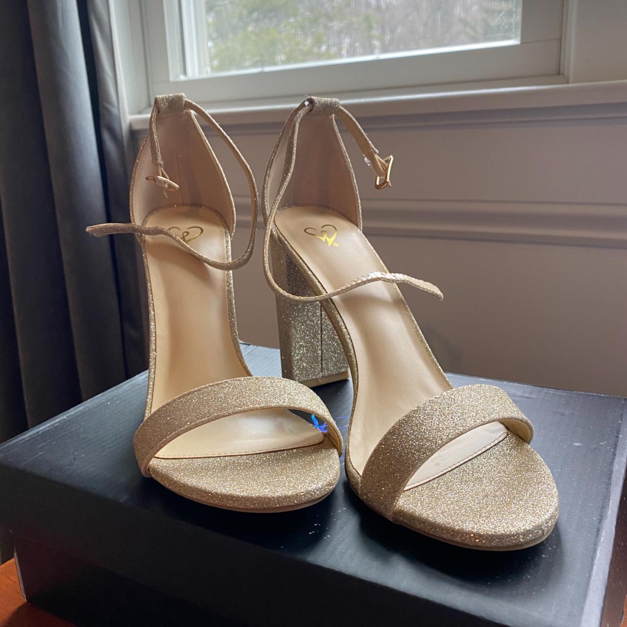 Windsor cheap gold heels