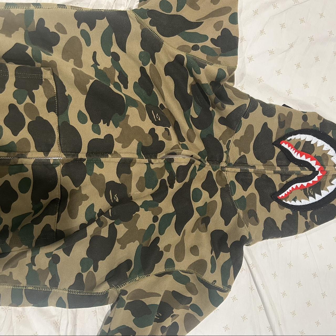 Bape jacket Green/camo AUTHENTIC Proof of purchase - Depop