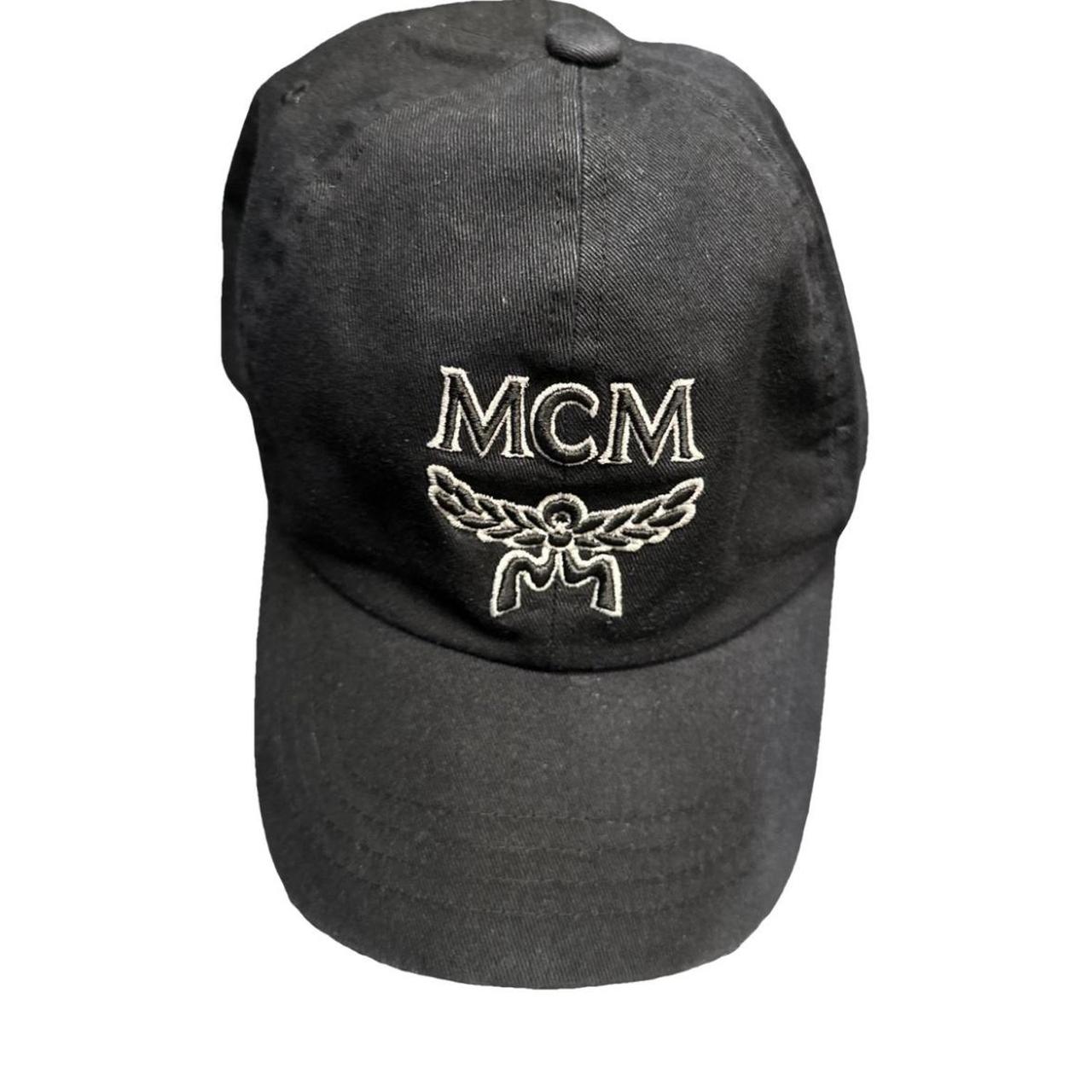 Mcm black discount cap