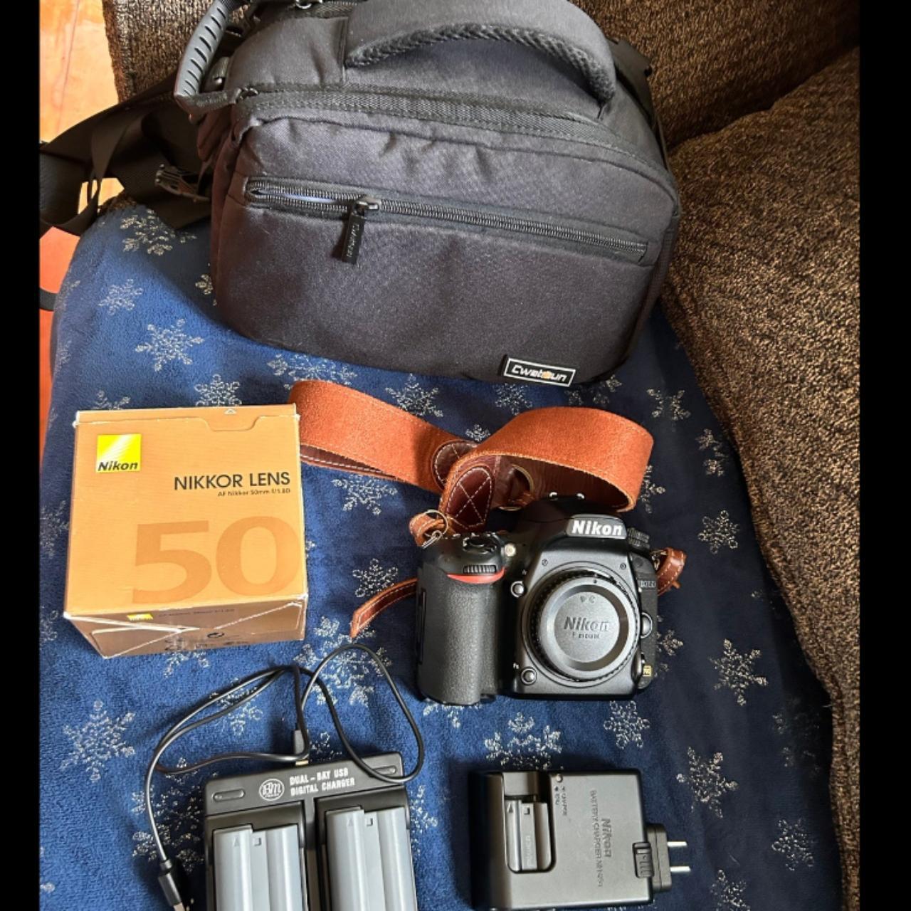 Nikon d750 full frame digital SLR camera (with lens... - Depop