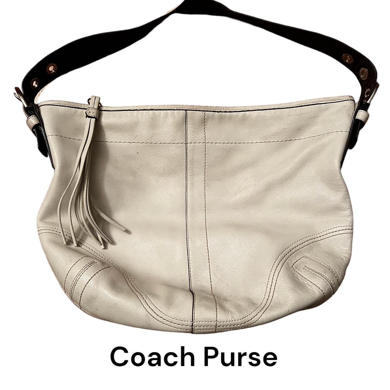 Coach Darcie brown leather bag with shoulder strap