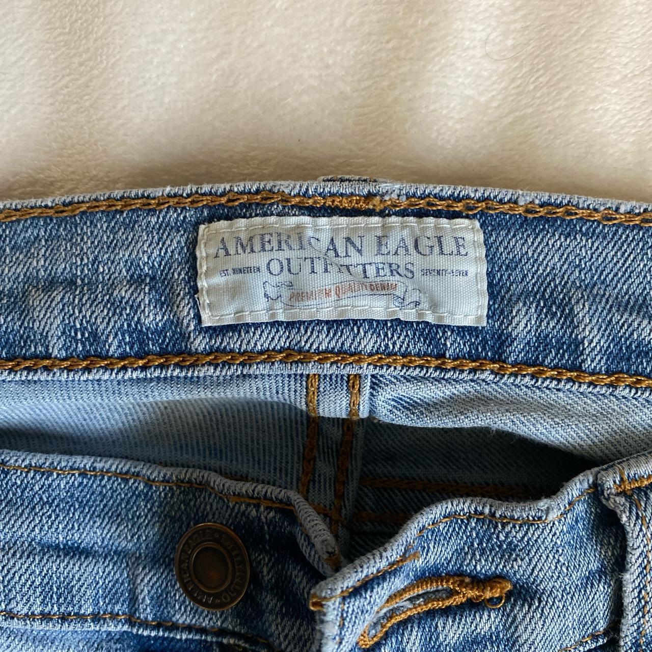 Vintage American Eagle low rise flare jeans from the... - Depop